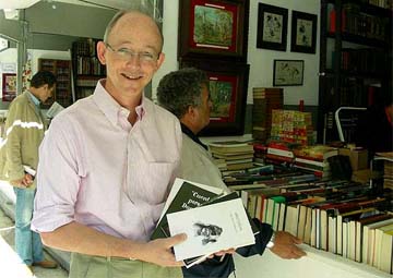 Bob Young durante a Feira do Libro de Madrid