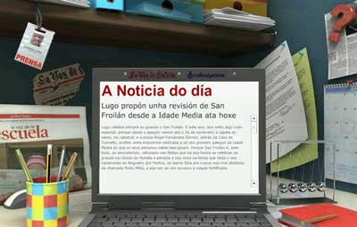 Nova web do programa Prensa-Escuela