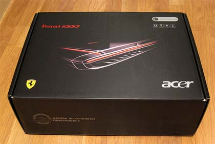 Portátil Acer Ferrari recibido por un blogueiro