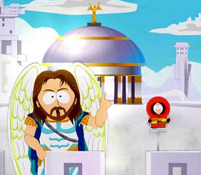 Kenny emprega unha PSP dourada na loita do ben contra o mal
