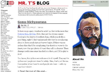Falso blog de Mr. T