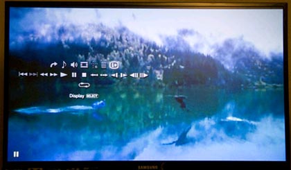 A PS3 reproducindo un vídeo en DivX