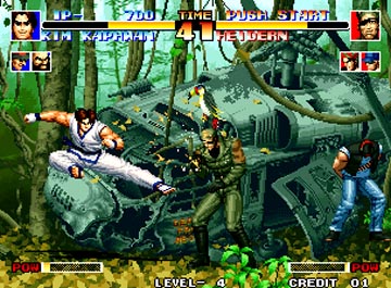 King of Fighter 94 é un dos títulos incluídos no recompilatorio