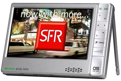 Reprodutor Archos con Wi-Fi