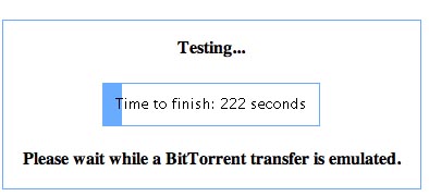 Test de posibles limitacións do tráfico na rede BitTorrent