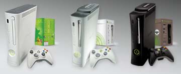 A Xbox 360 véndese en versión normal, Arcade e Elite