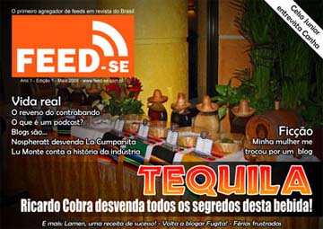Primeiro número da revista Feed-se