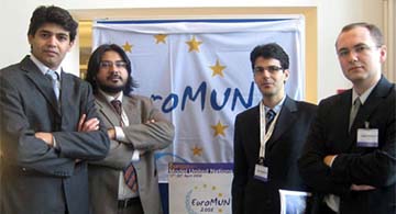 Unha delegación do centro de Maastricht nun congreso recente.