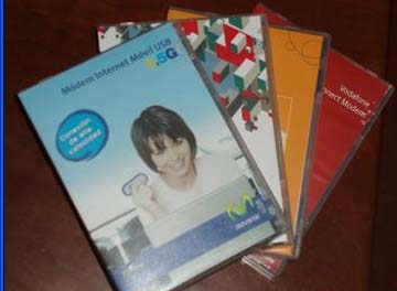 Kits de banda larga móbil de varias operadoras
