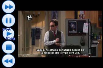 Capítulo dunha serie de televión vista dende o ZodPlay