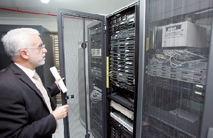 Javier García Tobío, director do CESGA, nunha imaxe de Tucho Valdés