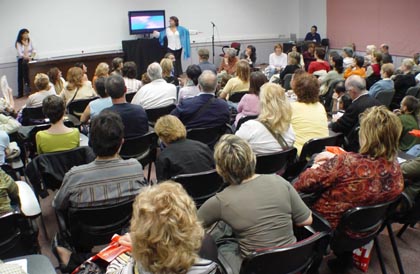 Actividade de presentacións nunha das anteriores edicións do salón catalán
