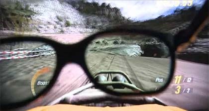 Para percibir as 3D na PS3 é preciso empregar unhas lentes polarizadas