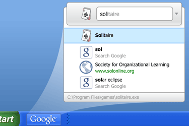 A nova barra de Google en Windows XP