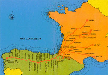 Exemplo dos moitos mapas con topónimos erróneos que hai pola Internet adiante