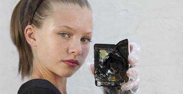 O iPod Touch que esbourou pertencía a unha nena de 11 anos