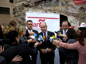 Manuel Chaves, ministro de Política Territorial, nun acto recente en Tenerife