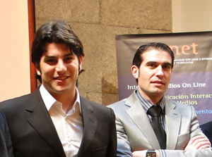 Os novos vicepresidente e presidente de EGANET
