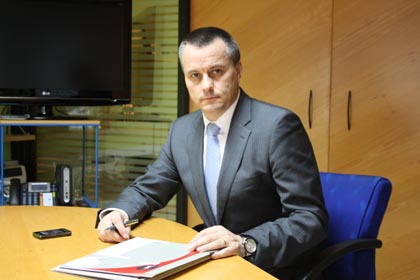 Jorge Cebreiros, presidente da asociación empresarial con sede na Zona Franca de Vigo