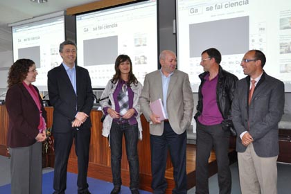 Edita de Lorenzo, Iván Area, Iolanda Galanes, Xosé Henrique Costas, Manuel Núñez Singala e Carlos Amoedo
