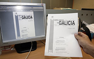 As distintas edicións do D.O.G. vistas en El Correo Gallego