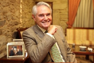 O presidente fundador da CEG, o lucense Álvaro Rodríguez Eiras, nunha imaxe de AEP