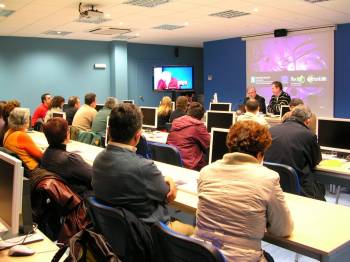 Imaxe da aula CeMIT da Cañiza