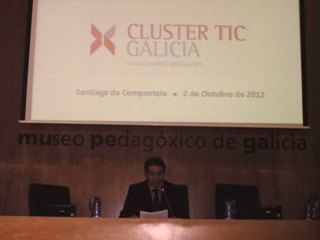 Antonio R. del Corral é o actual presidente do Cluster TIC Galicia, e amosou a súa satisfacción polas novas incorporacións